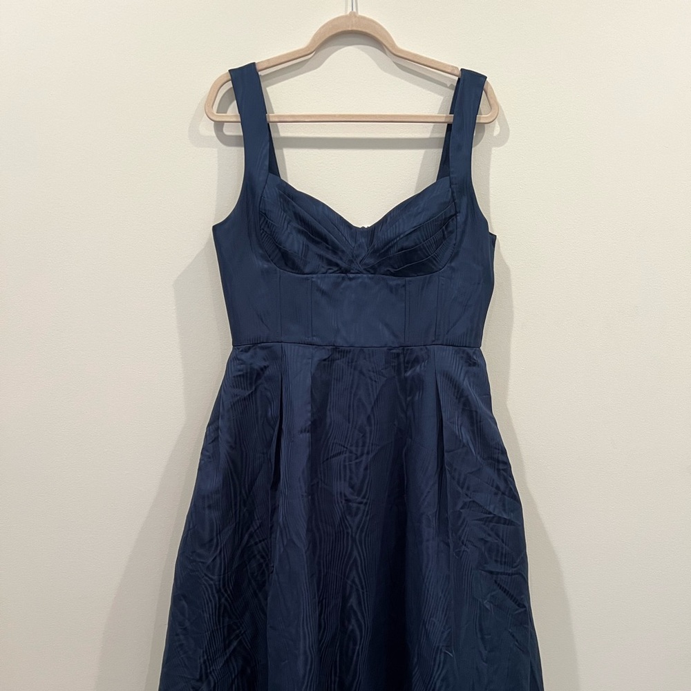 Navy Rebecca Vallance Cielo Midi Dress with Tags